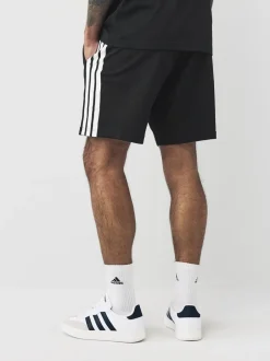 Shorts|adidas Zwart wit - Essential 3-Stripes French Terry Shorts