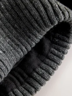 Mutsen, Sjaals En Handschoenen*Next - Thinsulate beanie-mutsen 2 stuks Zwart/antraciet
