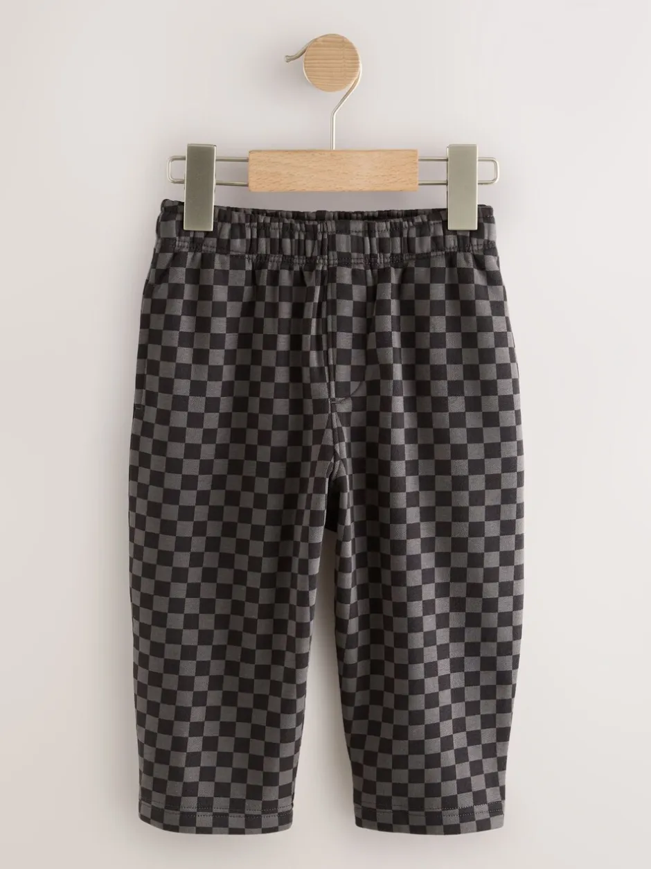Multipacks|Jeans En Joggingbroeken|Next Zwart/antraciet - Wide Leg Jersey Joggers (3mths-7yrs)