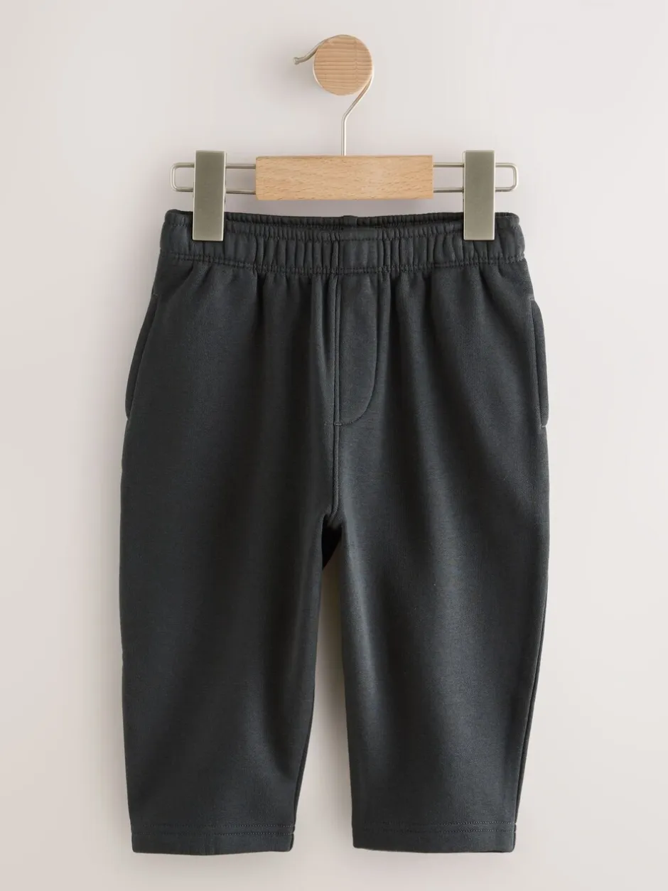 Multipacks|Jeans En Joggingbroeken|Next Zwart/antraciet - Wide Leg Jersey Joggers (3mths-7yrs)