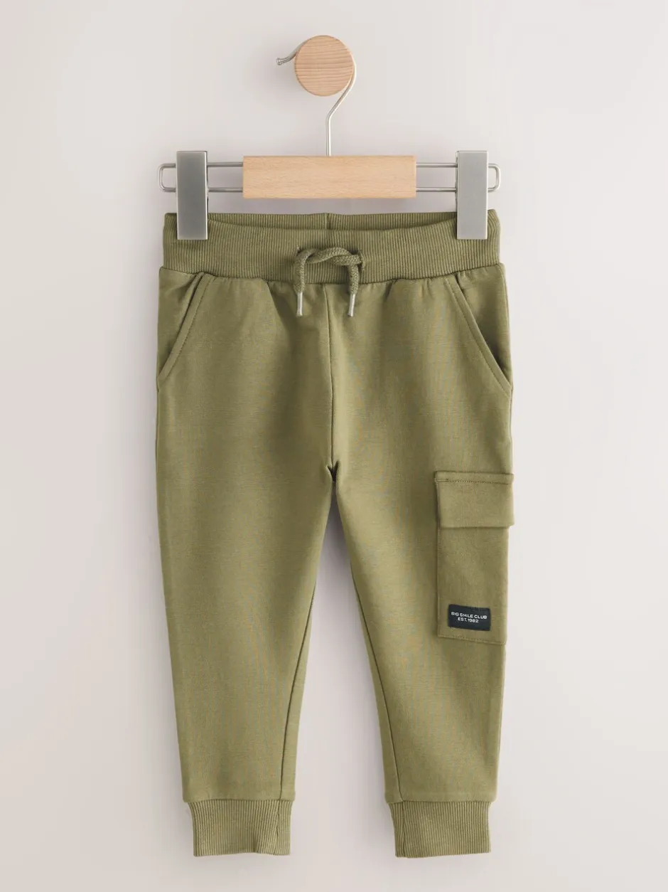 Multipacks|Jeans En Joggingbroeken*Next - Verpakking van 5 joggingbroeken (3mnd-7jr) Zwart/antracietgrijs/kiezelkleurig/khakigroen