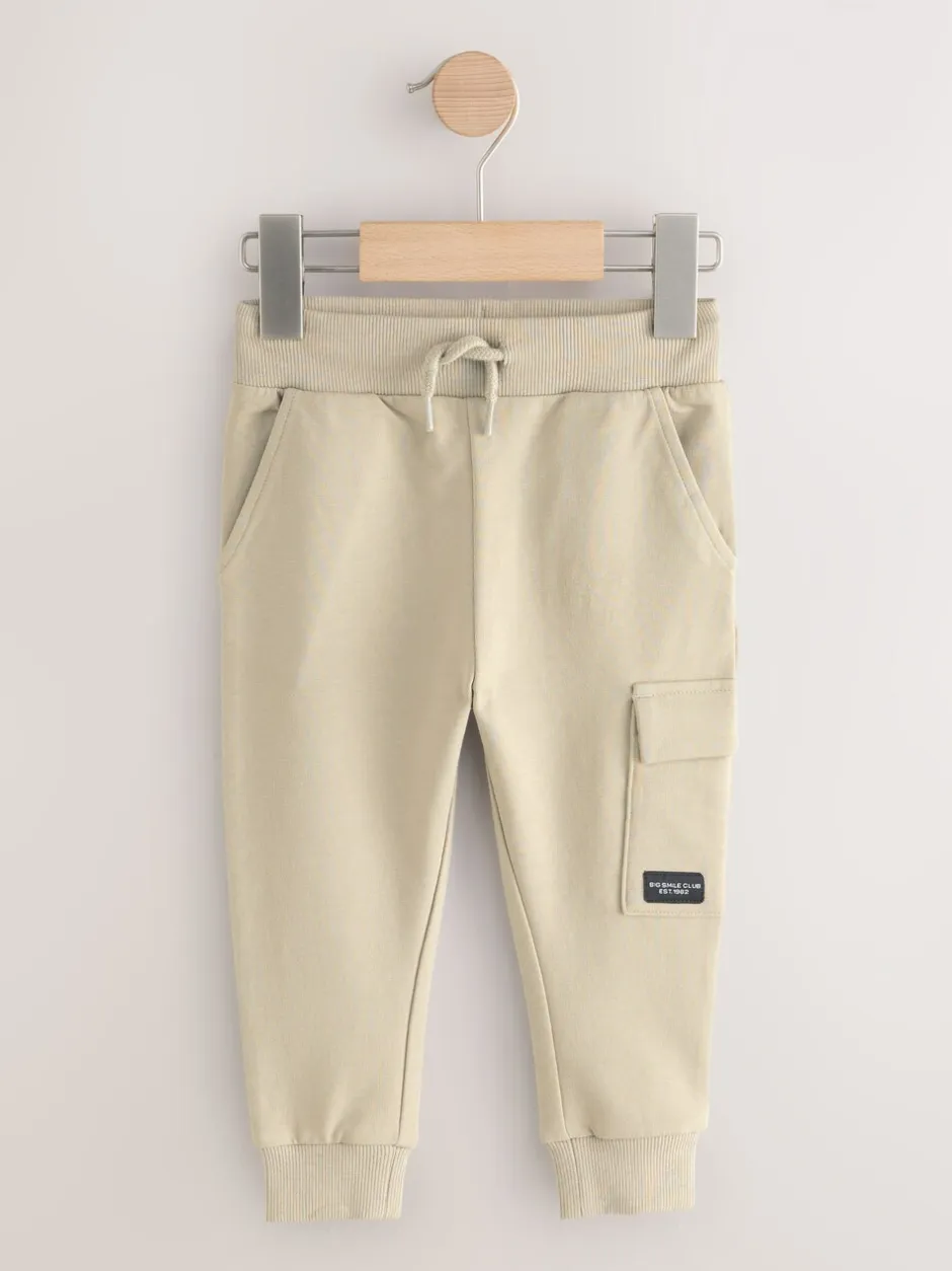 Multipacks|Jeans En Joggingbroeken*Next - Verpakking van 5 joggingbroeken (3mnd-7jr) Zwart/antracietgrijs/kiezelkleurig/khakigroen