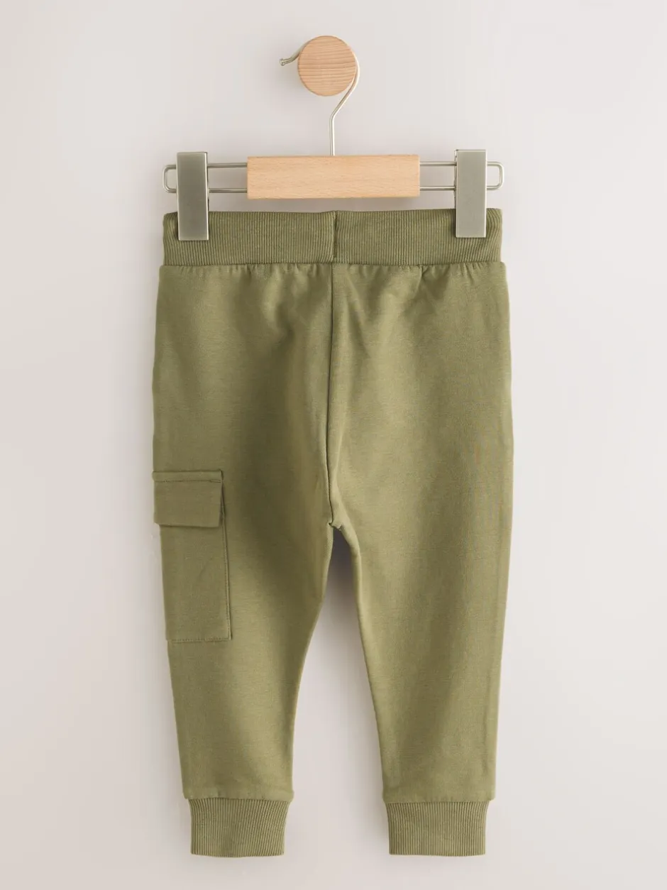 Multipacks|Jeans En Joggingbroeken*Next - Verpakking van 5 joggingbroeken (3mnd-7jr) Zwart/antracietgrijs/kiezelkleurig/khakigroen