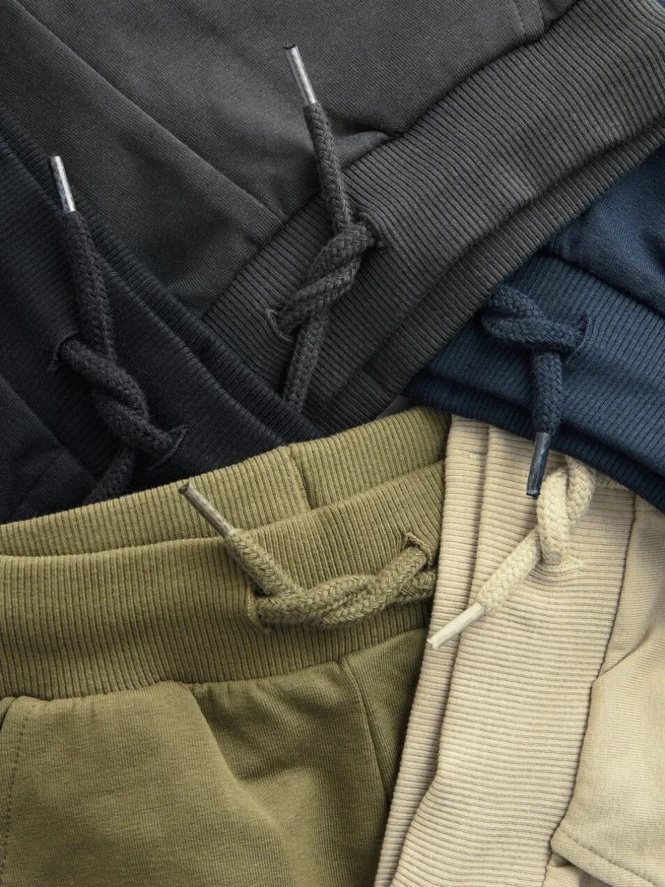 Multipacks|Jeans En Joggingbroeken*Next - Verpakking van 5 joggingbroeken (3mnd-7jr) Zwart/antracietgrijs/kiezelkleurig/khakigroen