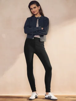 Leggings En Joggingbroeken*Next - Set van 2 lange jersey denim leggings Zwart/Blauw