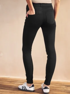 Leggings En Joggingbroeken*Next - Set van 2 lange jersey denim leggings Zwart/Blauw