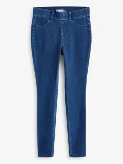 Leggings En Joggingbroeken*Next - Set van 2 lange jersey denim leggings Zwart/Blauw