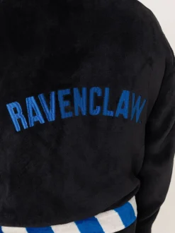 Kamerjassen En Badjassen|Vanilla Underground - Harry Potter Hooded Bathrobe Dressing Gown Zwart/blauw Ravenclaw