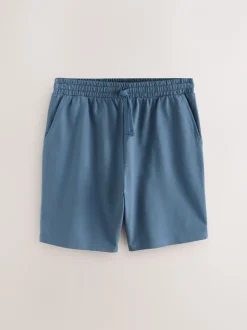 Loungewear|Shorts*Next - Loopback Soft Touch 5 Pack Joggers Shorts Zwart/blauw/grijs