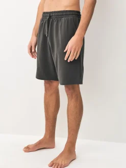 Loungewear|Shorts*Next - Loopback Soft Touch 5 Pack Joggers Shorts Zwart/blauw/grijs