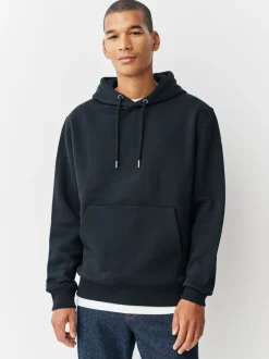 Sweaters En Hoody´S|Sweaters En Hoody´S|Next - Cotton Rich Jersey Overhead Hoodies 2 Pack Zwart/Bourgondisch Rood