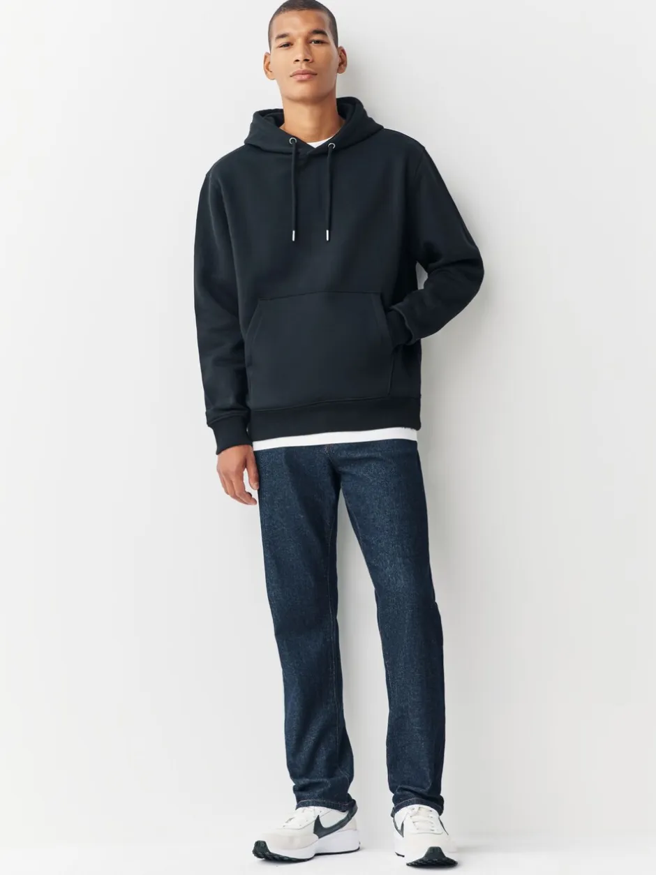 Sweaters En Hoody´S|Sweaters En Hoody´S|Next - Cotton Rich Jersey Overhead Hoodies 2 Pack Zwart/Bourgondisch Rood