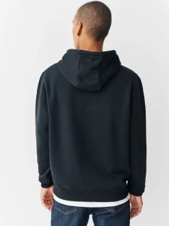 Sweaters En Hoody´S|Sweaters En Hoody´S|Next - Cotton Rich Jersey Overhead Hoodies 2 Pack Zwart/Bourgondisch Rood