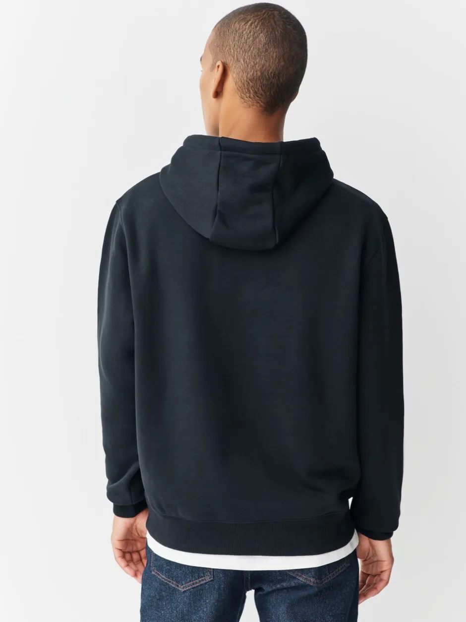 Sweaters En Hoody´S|Sweaters En Hoody´S|Next - Cotton Rich Jersey Overhead Hoodies 2 Pack Zwart/Bourgondisch Rood