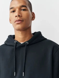 Sweaters En Hoody´S|Sweaters En Hoody´S|Next - Cotton Rich Jersey Overhead Hoodies 2 Pack Zwart/Bourgondisch Rood