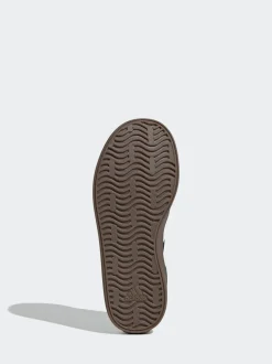 Sneakers|Sneakers*adidas - Vl Court 3.0 Suède sneakers met veters voor kinderen Zwart/bruin