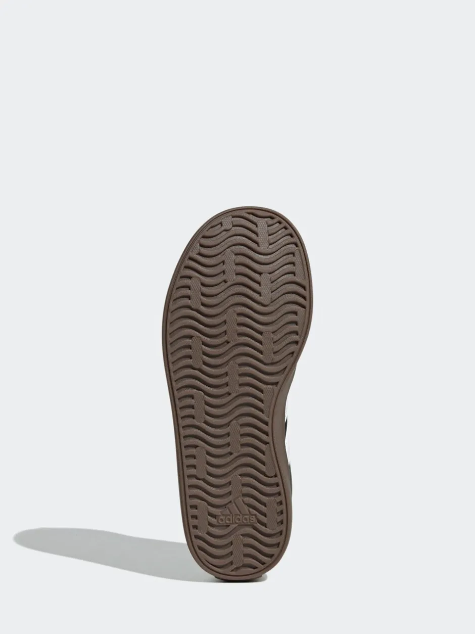 Sneakers|Sneakers*adidas - Vl Court 3.0 Suède sneakers met veters voor kinderen Zwart/bruin