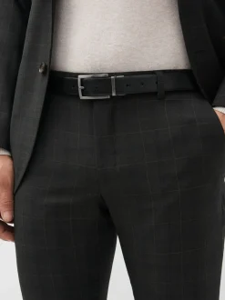 Riemen En Bretels|Next Zwart/bruin - Omkeerbare leren riem