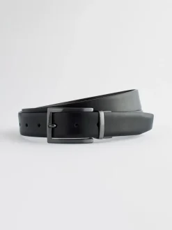 Riemen En Bretels|Next Zwart/bruin - Omkeerbare leren riem