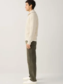 Jeans|Next Zwart/bruin - Rechte, klassieke jeans met stretch
