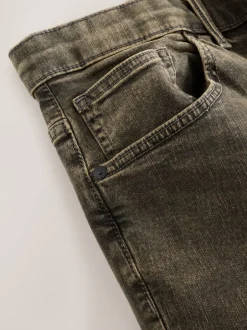 Jeans|Next Zwart/bruin - Rechte, klassieke jeans met stretch