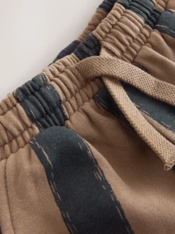 Jeans En Joggingbroeken*Next Zwart/bruin - Wide Leg Jersey Joggers (3mths-7yrs)