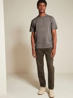 T-Shirts En Hemden*Next Zwart/Bruin/Licht Naturel - Relaxed fit - Verpakking van 3 T-shirts van zware stof