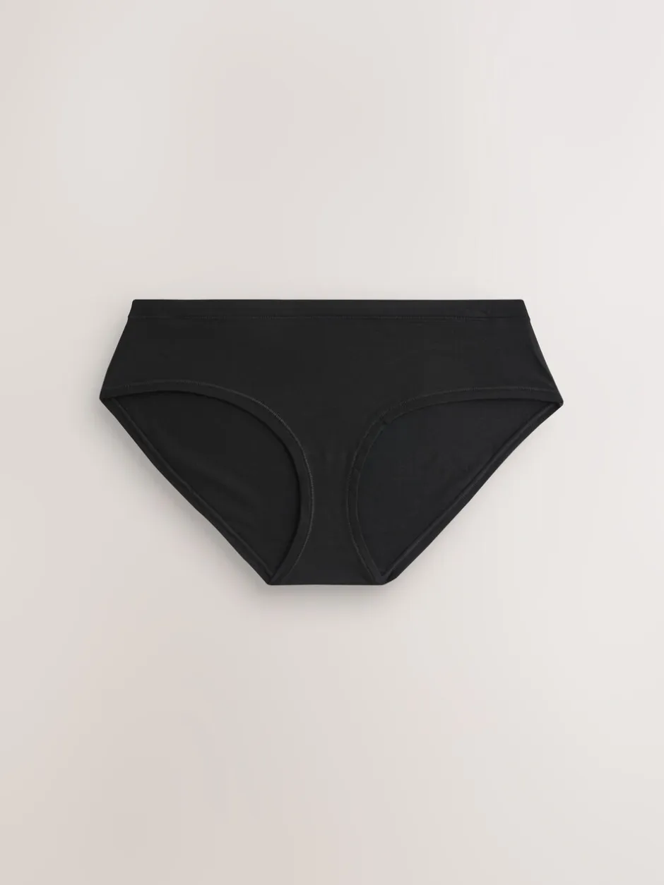 Onderbroeken*Next - Ultimate Comfort Cotton Knickers 3 Pack Zwart/crèmekleurig