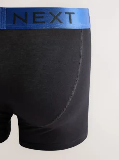 Ondergoed|Ondergoed*Next Zwarte glanzende taillebanden - Hipster boxers van katoenrijke mix