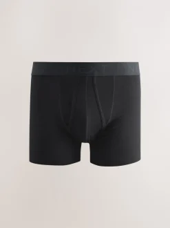 Ondergoed|Ondergoed*Next Zwarte neutrale tailleband - Standaard - 10 Boxershorts zonder plooi