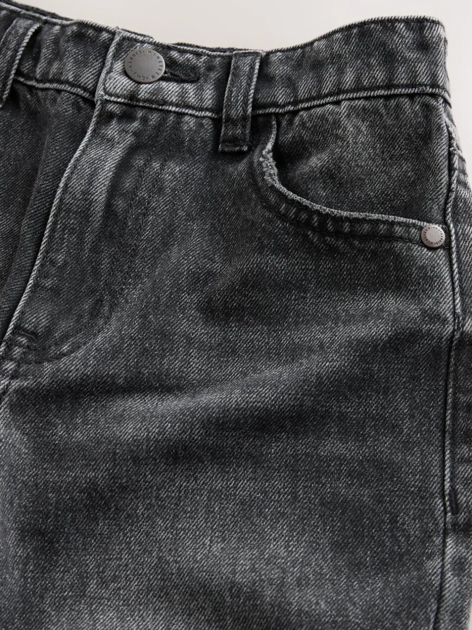 Jeans|Next - Authentieke jeans (3-16jr) Zwarte wassing