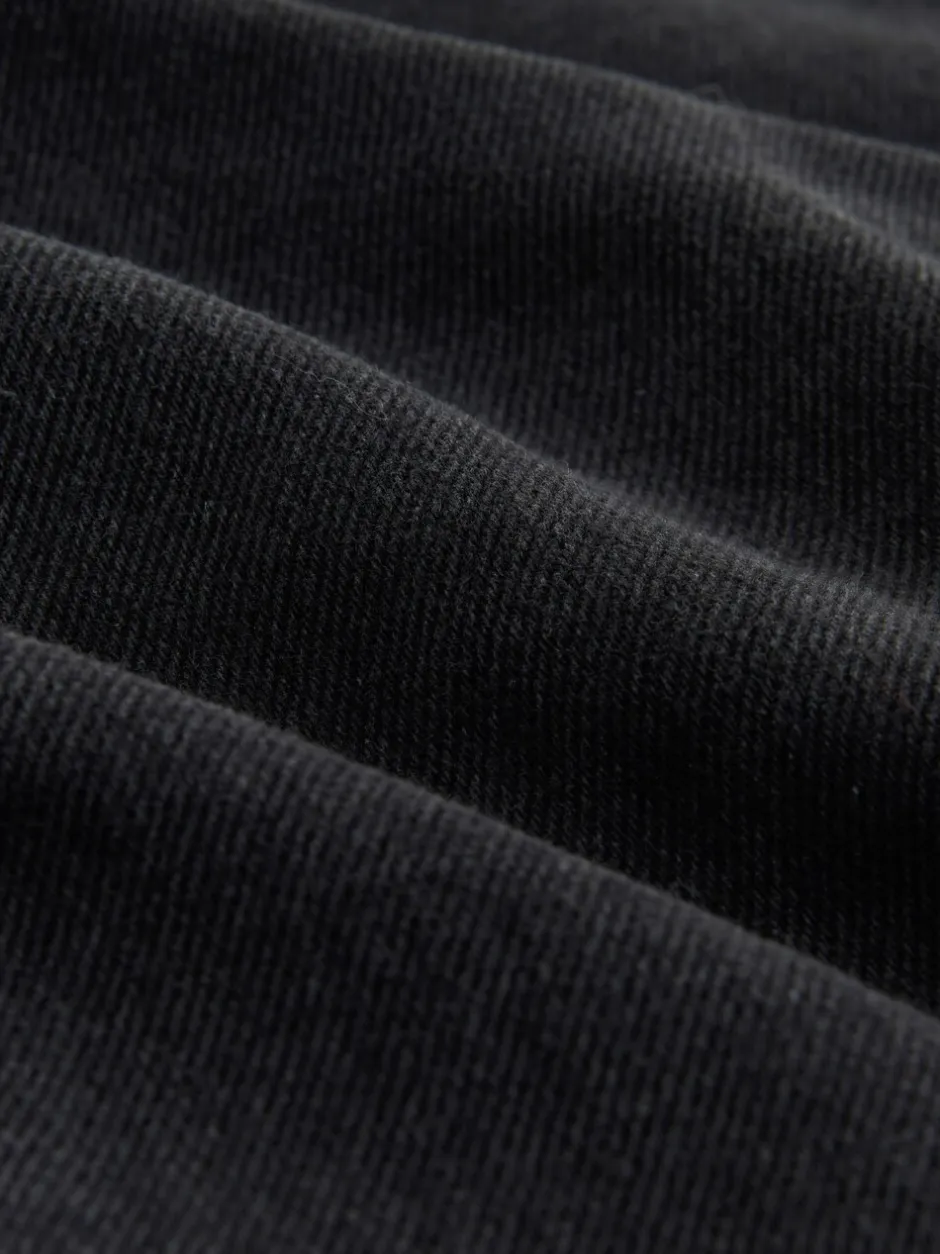 Jeans|Next - Baggy jeans met wijde pijpen en halfhoge taille Zwarte wassing
