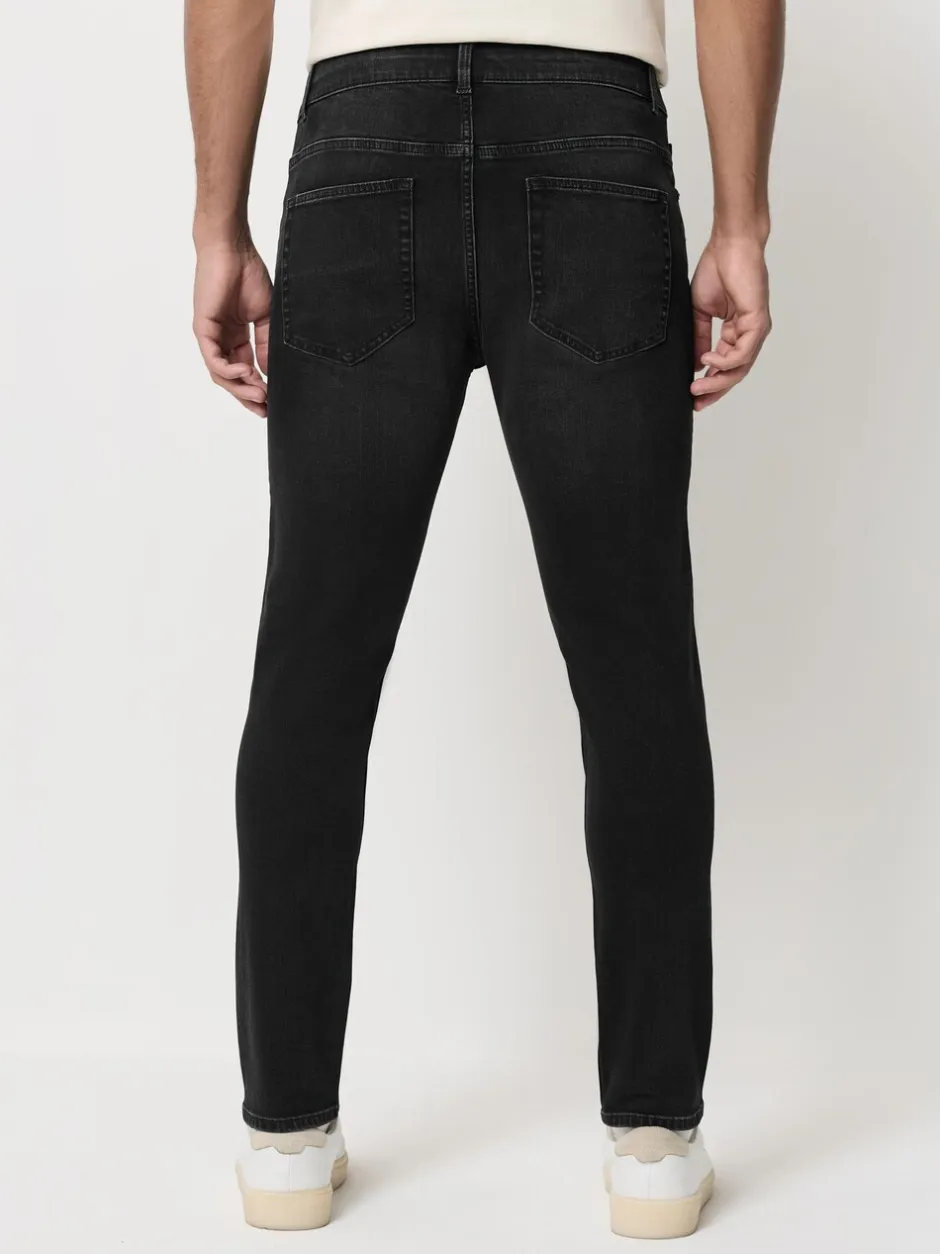 Jeans*Next Zwarte wassing - Enkele - Skinny fit klassieke stretchy jeans