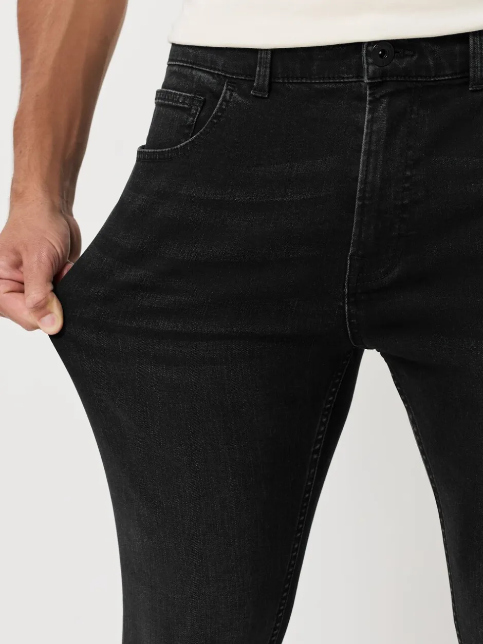 Jeans*Next Zwarte wassing - Enkele - Skinny fit klassieke stretchy jeans