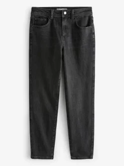 Jeans|Next - Mom comfort stretch jeans Zwarte wassing