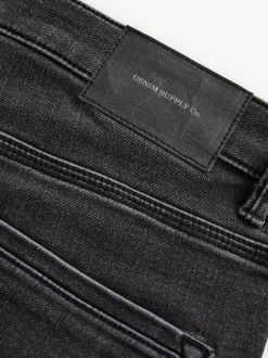 Jeans*Next Zwarte wassing - Strakke Pasvorm - Comfortabele stretchjeans