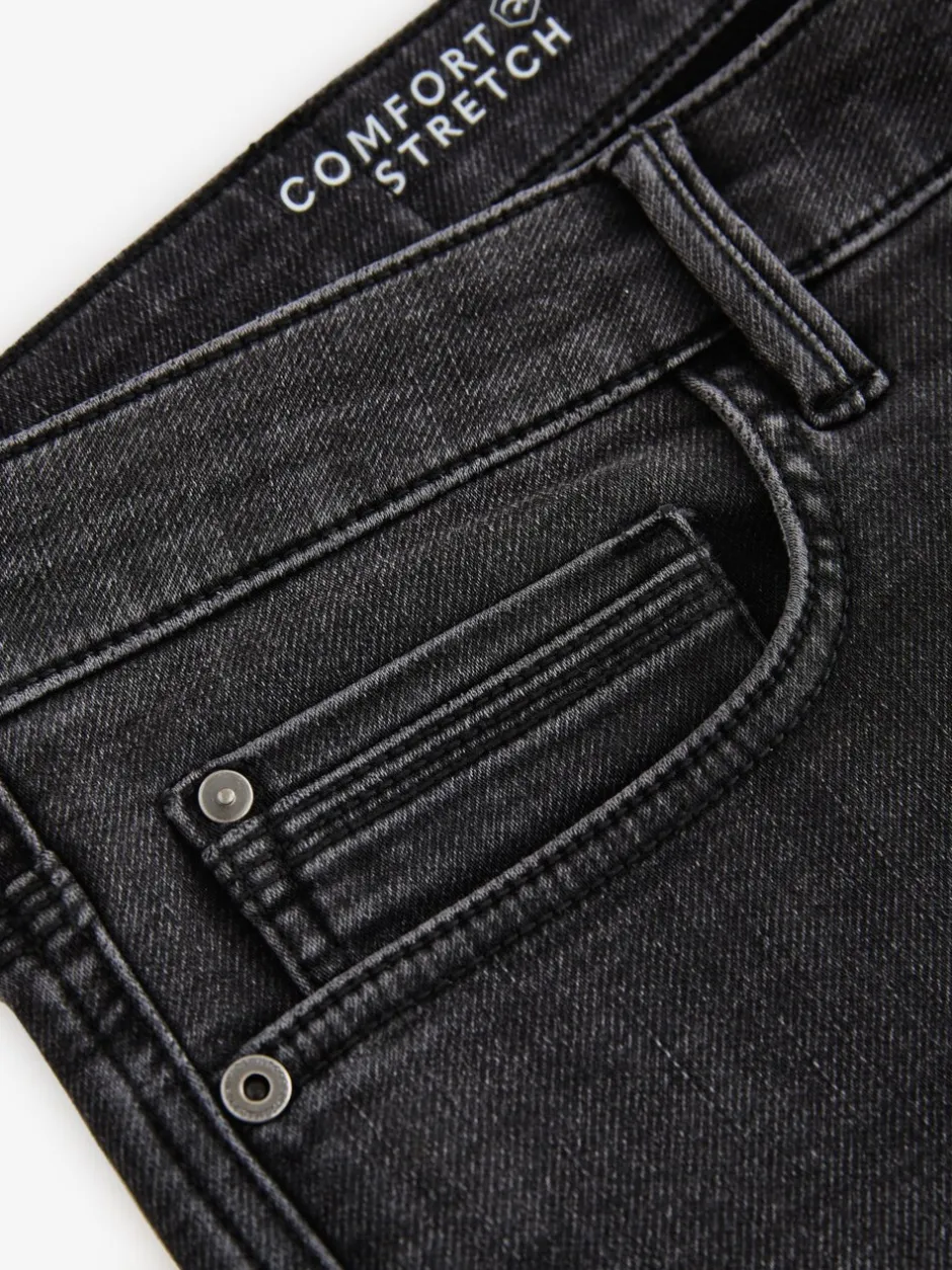 Jeans*Next Zwarte wassing - Strakke Pasvorm - Comfortabele stretchjeans