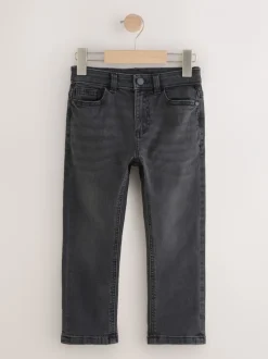 Jeans|Next Zwarte wassing - Stretchjeans (3-17jr)