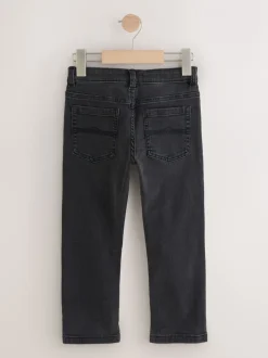 Jeans|Next Zwarte wassing - Stretchjeans (3-17jr)