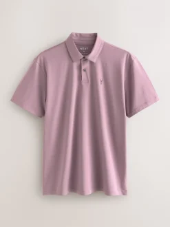 Poloshirts|Next Zwart/Ecru/Blauw/Groen/Roze - Normale Pasvorm - Set van 5 jersey poloshirts met korte mouwen