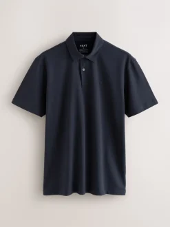 Poloshirts|Next Zwart/Ecru/Blauw/Groen/Roze - Normale Pasvorm - Set van 5 jersey poloshirts met korte mouwen