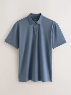Poloshirts|Next Zwart/Ecru/Blauw/Groen/Roze - Normale Pasvorm - Set van 5 jersey poloshirts met korte mouwen