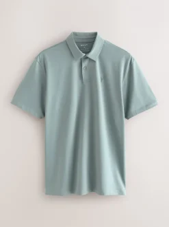 Poloshirts|Next Zwart/Ecru/Blauw/Groen/Roze - Normale Pasvorm - Set van 5 jersey poloshirts met korte mouwen