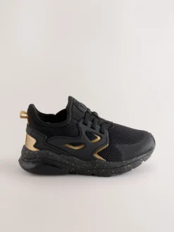 Sneakers|Sneakers*Next - Elastische sportschoenen Zwart/goud