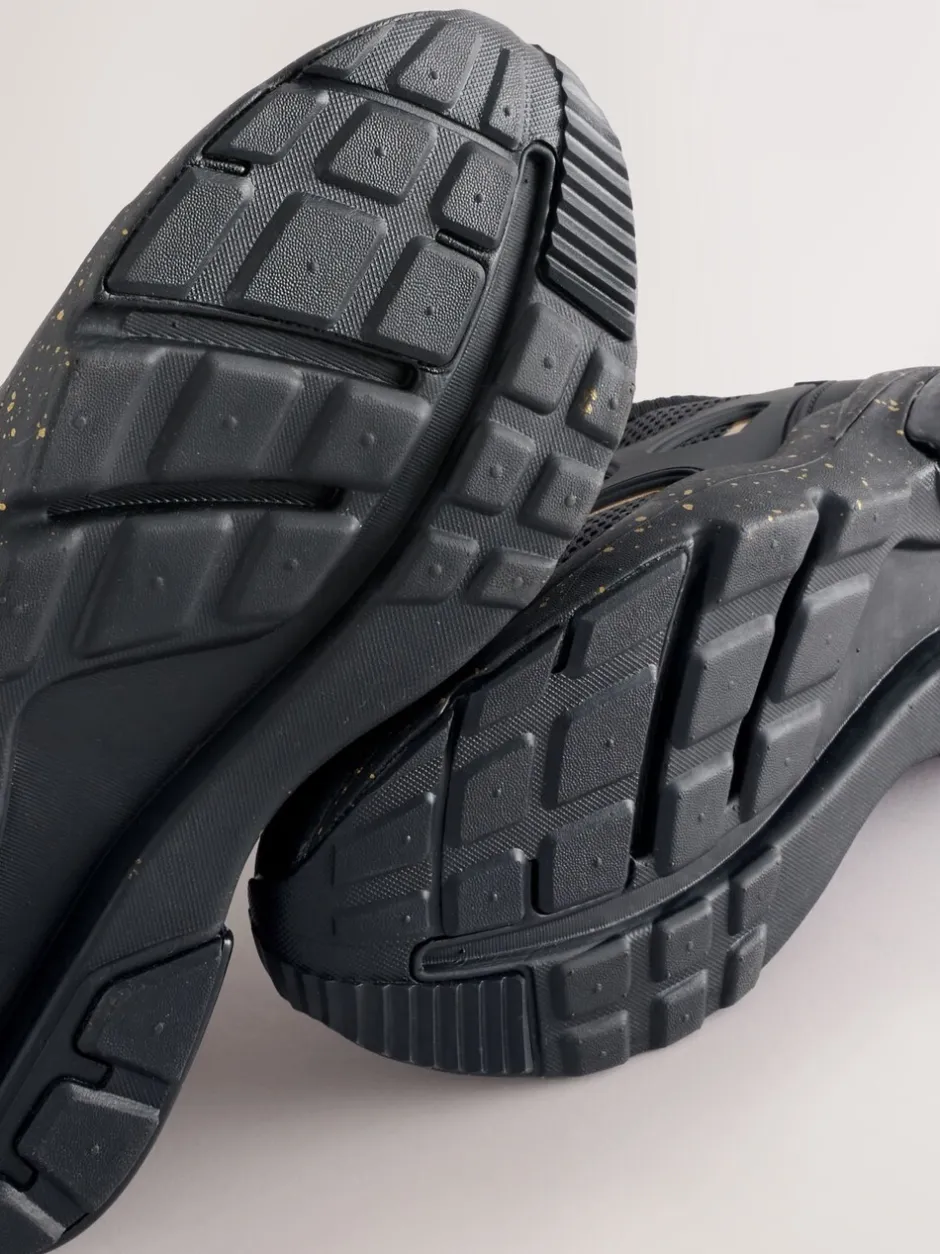 Sneakers|Sneakers*Next - Elastische sportschoenen Zwart/goud