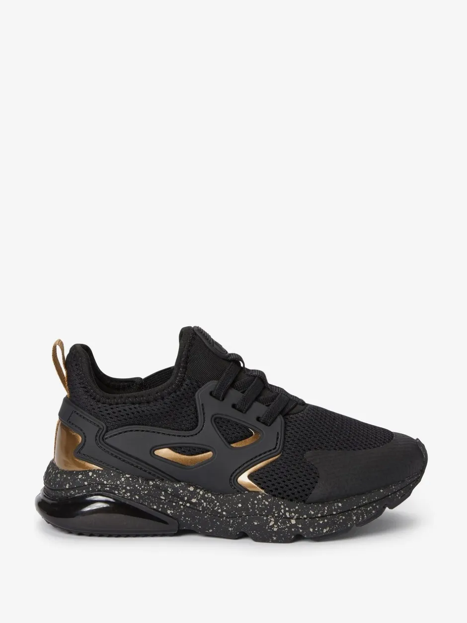 Sneakers|Sneakers|Next Zwart/goud - Elastische sportschoenen