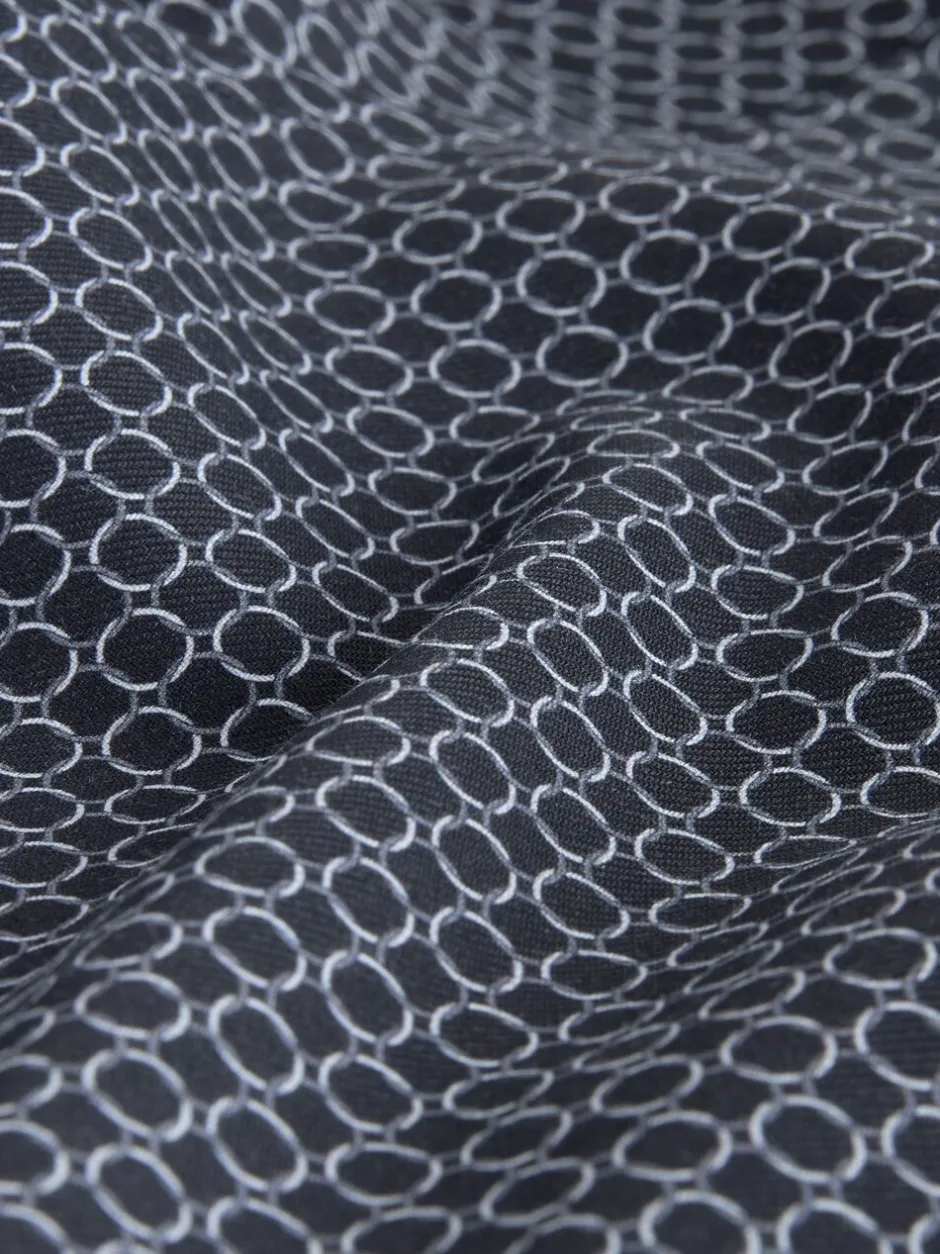 Shirts*Next - Overhemd met lange mouwen en print Zwart/goudkleurige schakel
