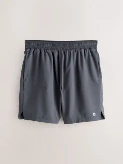 Shorts*Next - 7 inch - Active Gym Sports Shorts 2 Pack Zwart/grijs