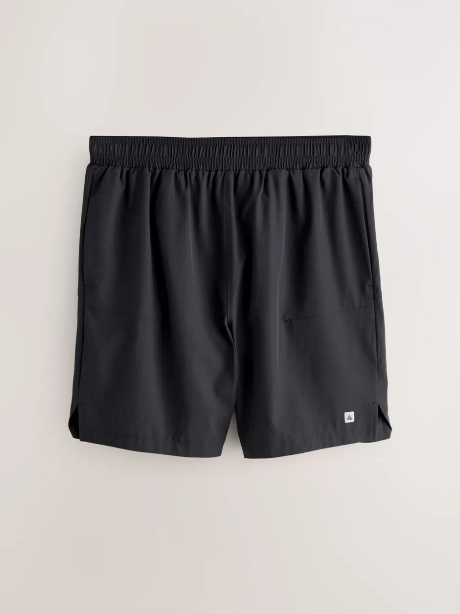 Shorts*Next - 7 inch - Active Gym Sports Shorts 2 Pack Zwart/grijs