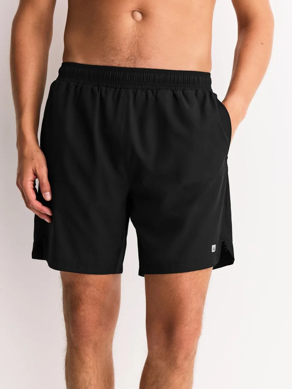 Shorts*Next - 7 inch - Active Gym Sports Shorts 2 Pack Zwart/grijs